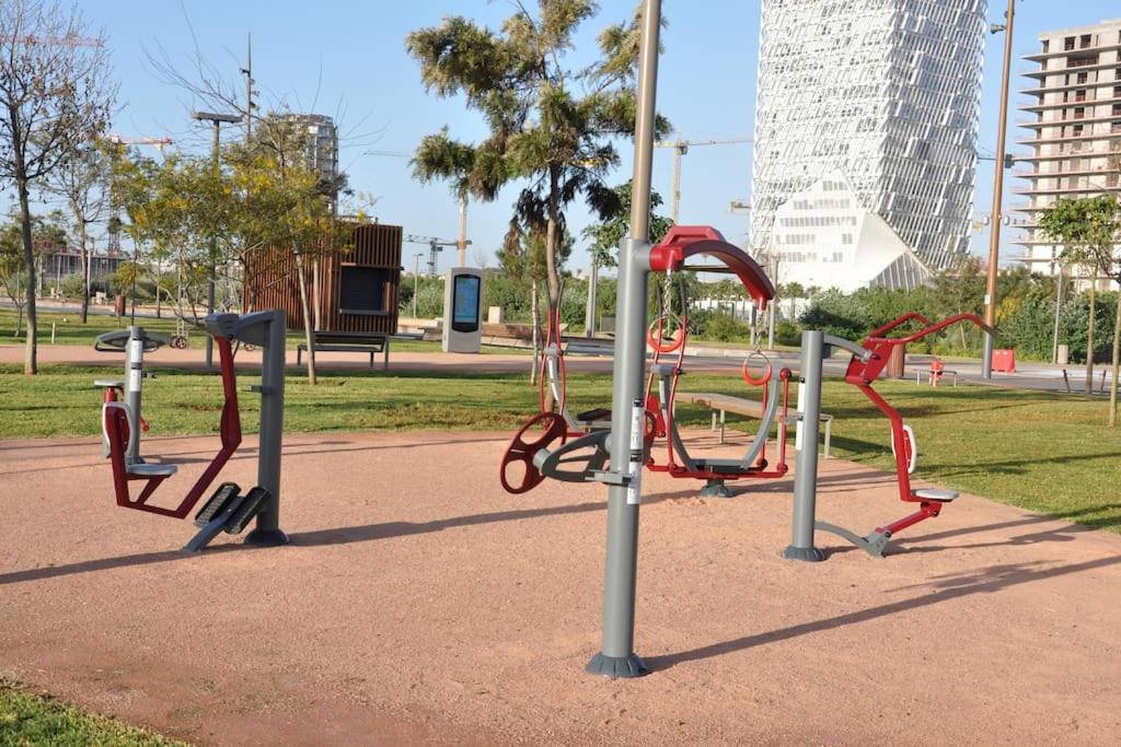 קזבלנקה A 2 Minutes De Casa Finance City, Appartement Avec 2 Chambres מראה חיצוני תמונה
